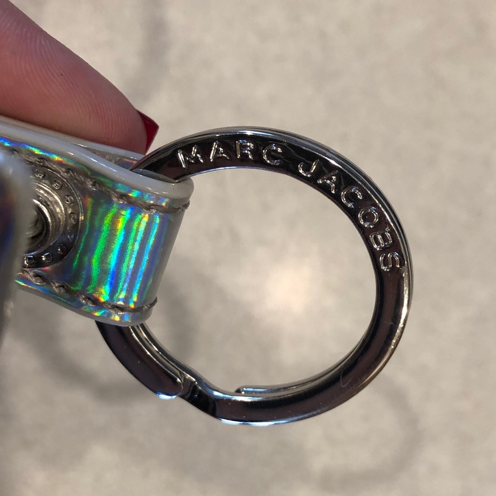 Marc Jacobs key ring with snap